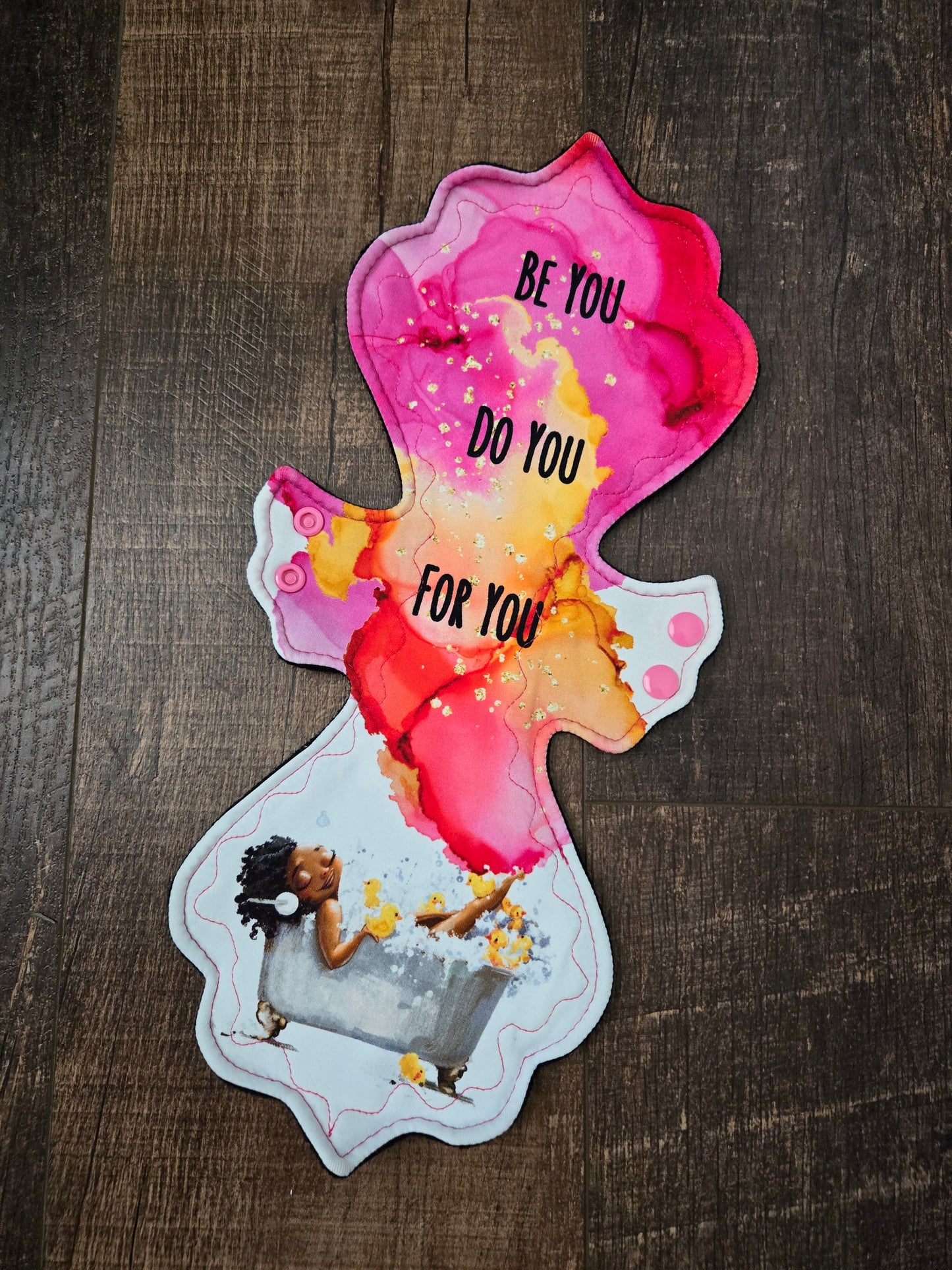 14 inch, Moderate, "Be You" Pad Panel Reusable Cloth Pad