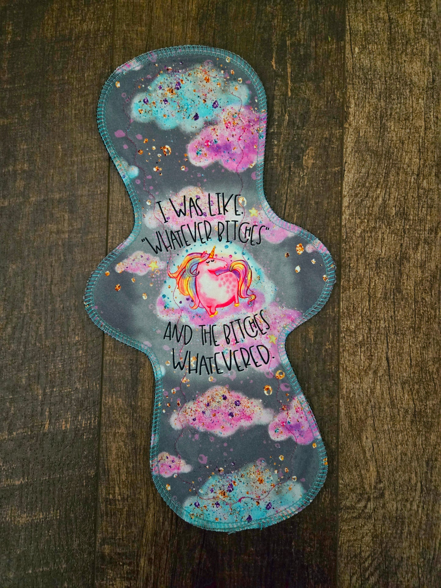 14 inch, Heavy, I was Like Whatever Pad Panel Reusable Cloth Pad